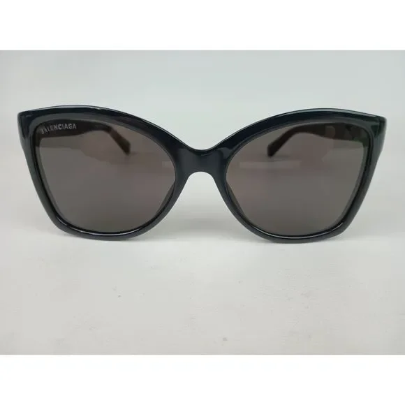 Balenciaga BB0150S 001 Black Grey 58mm Women\'s Butterfly Logo Sunglasses Balenciaga BB0150S 001 Black Grey 58mm Women main image 2